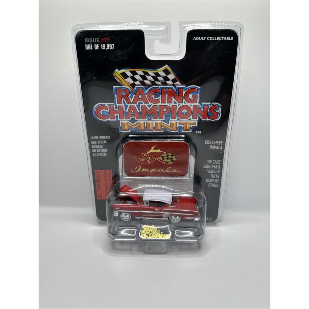 Racing Champions Mint Motor Trend 1958 Chevy Impala Issue #77 NEW+FAST SHIPPING